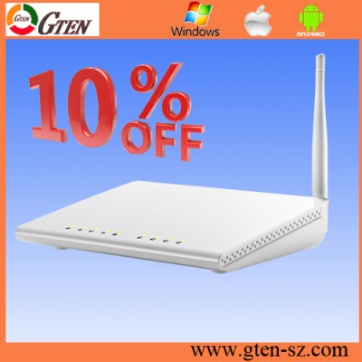 2014 hot 150Mbps long range Wireless N ADSL2+ 4 lan ports tp link wifi