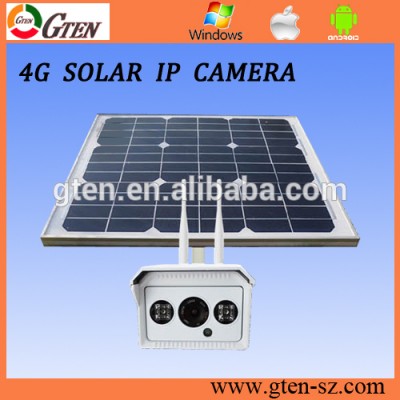 4g Sim Card Solar Power Outdoor Security IP Camera IR 100m H.264 P2P CCTV Camera