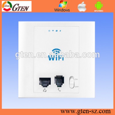 Hotel usuage Inwall POE supply wifi home control amplifier system